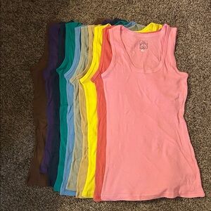 Colorful Women's Tank Tops Set